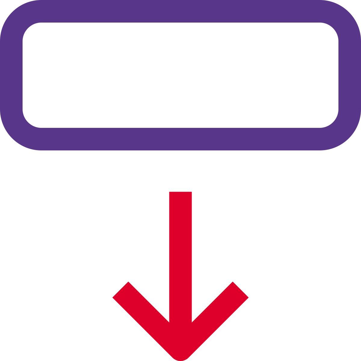 bottom direction adjustment setting adjust layout paragraph  edit position icon