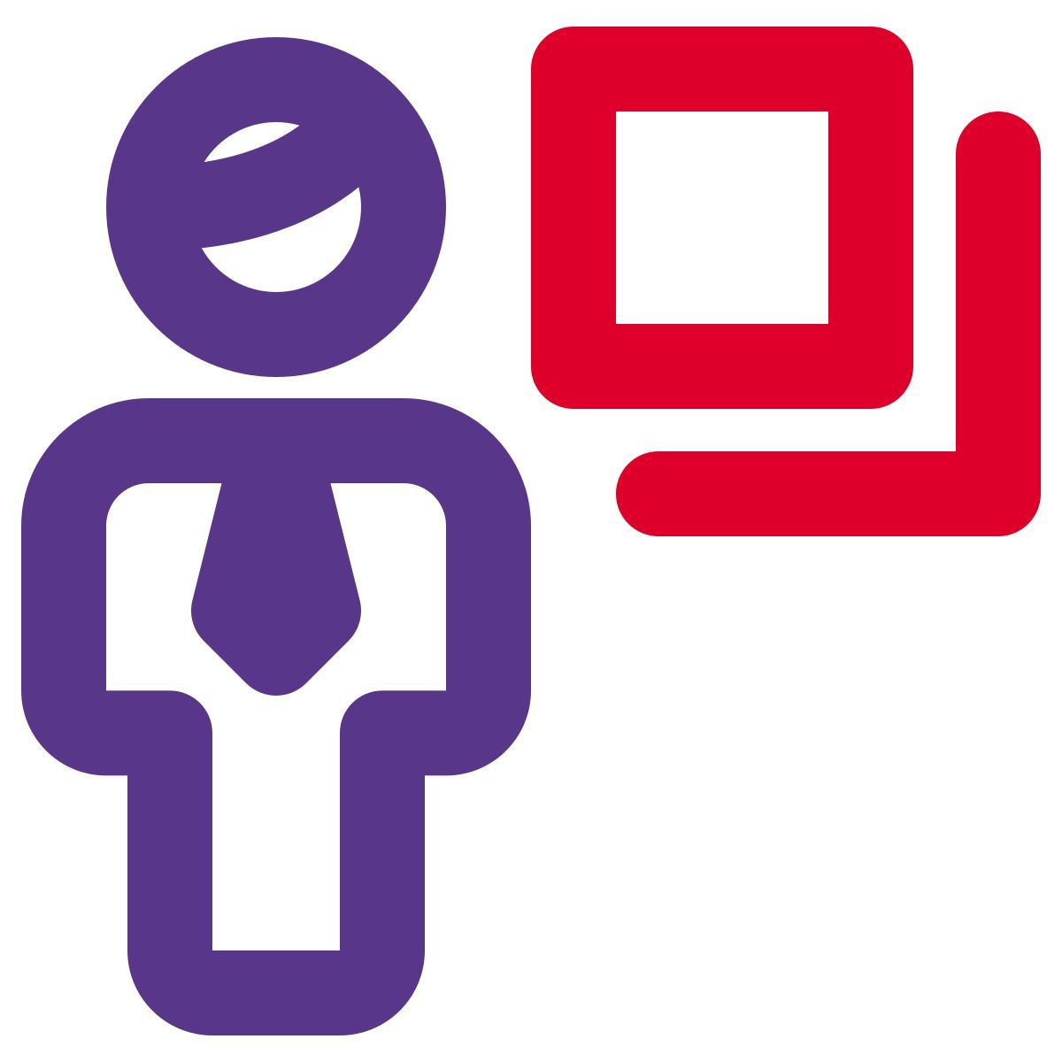 bring back word document for an businessman to adjust icon