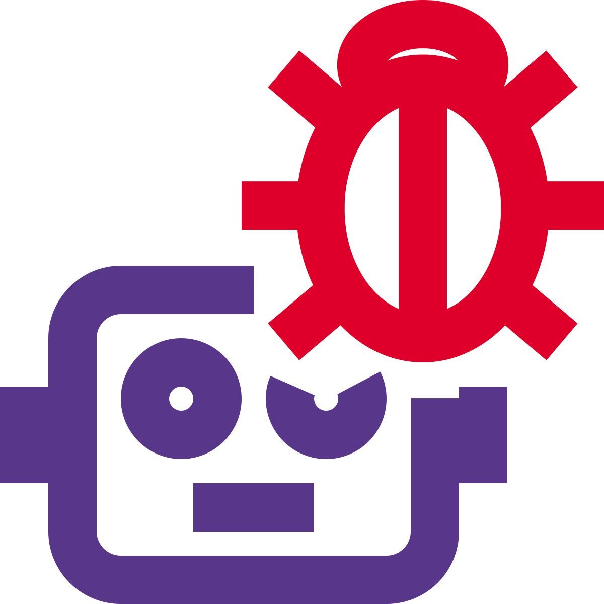 bug do sistema operacional do robô icon