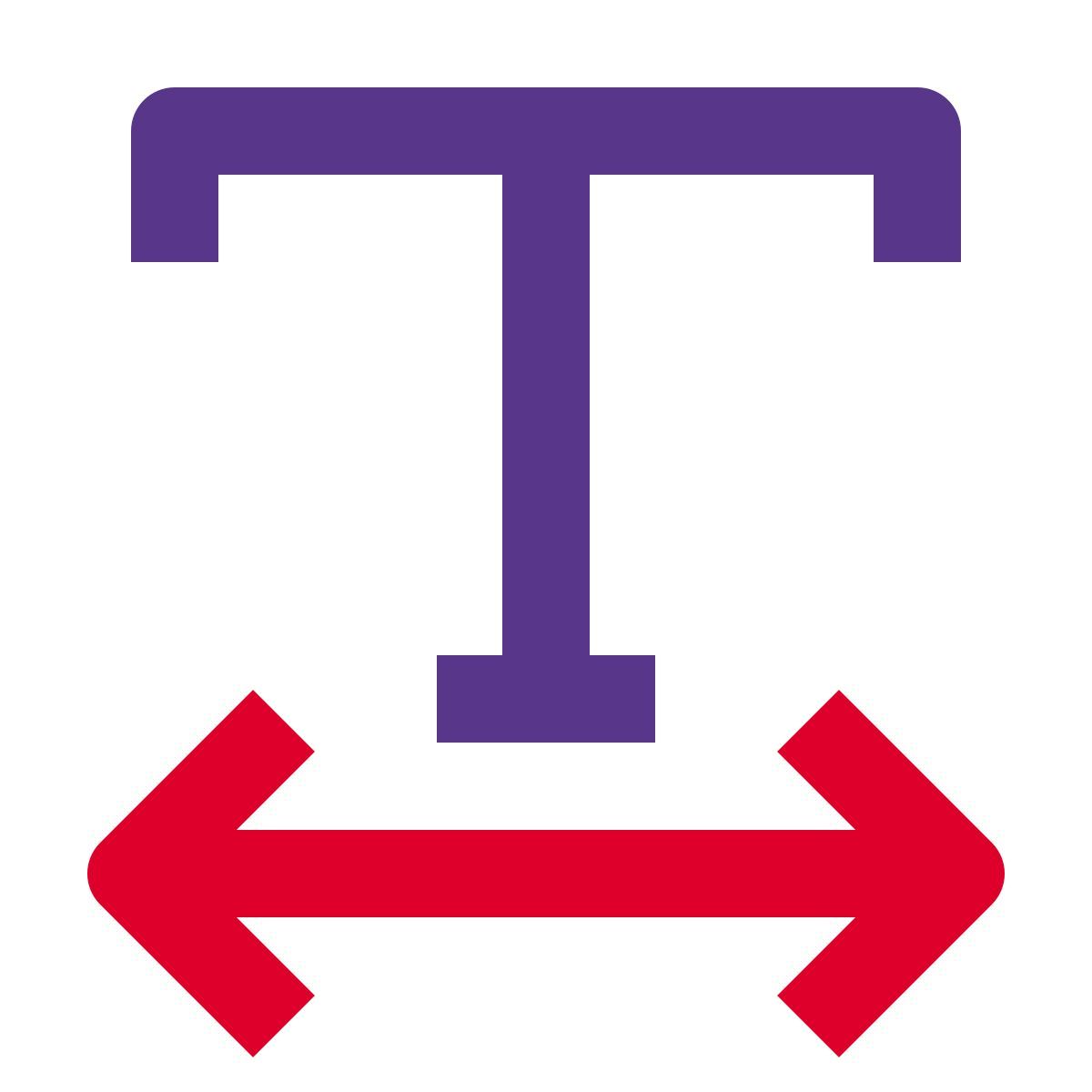 font width icon