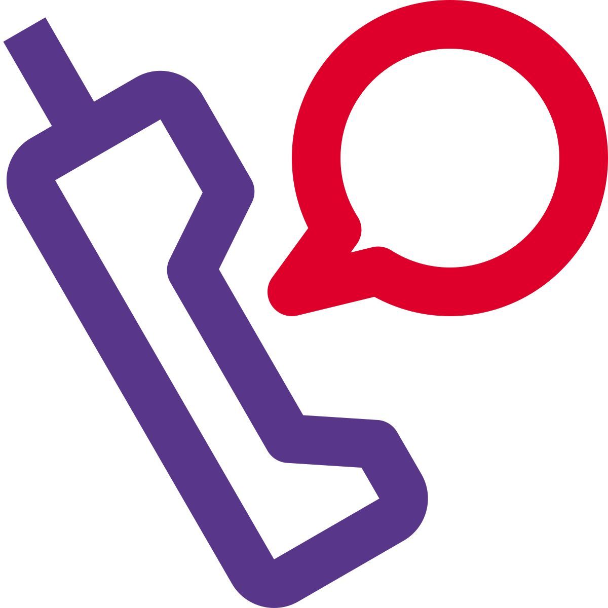 satellite phone texting icon