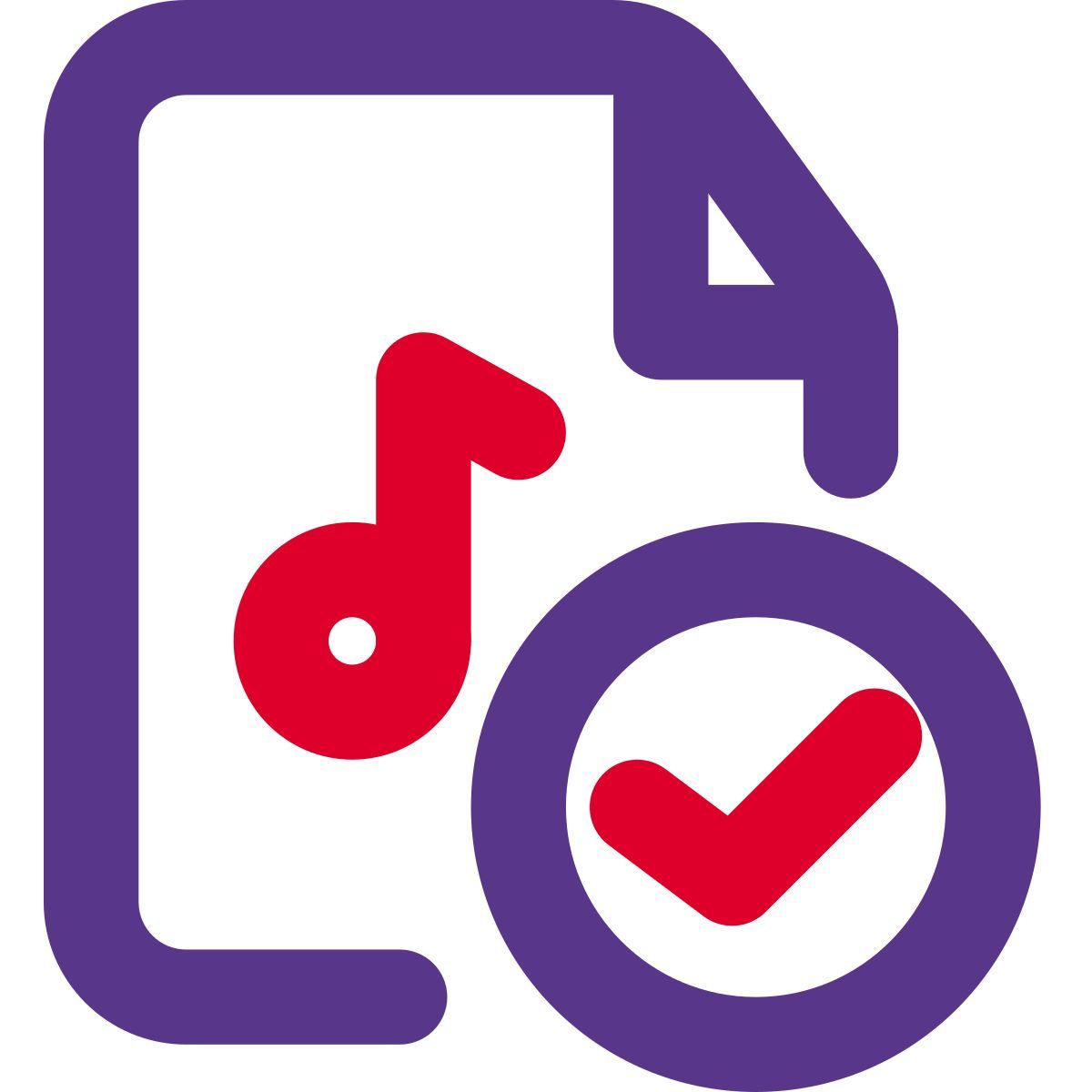 file musicale controllato icon