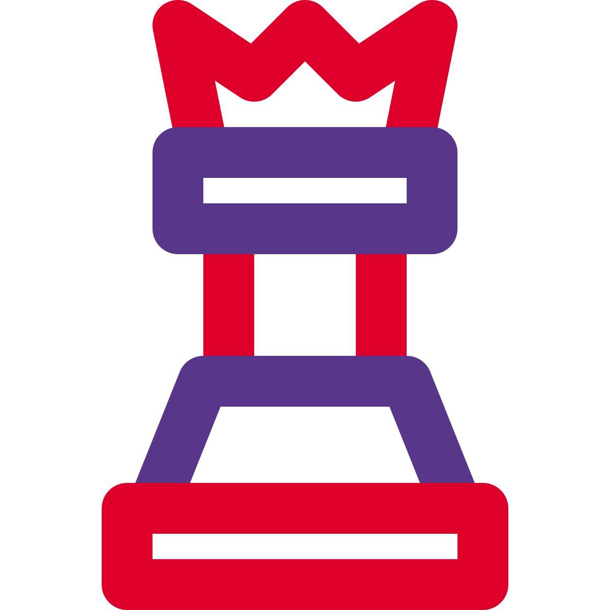 queen chess piece icon