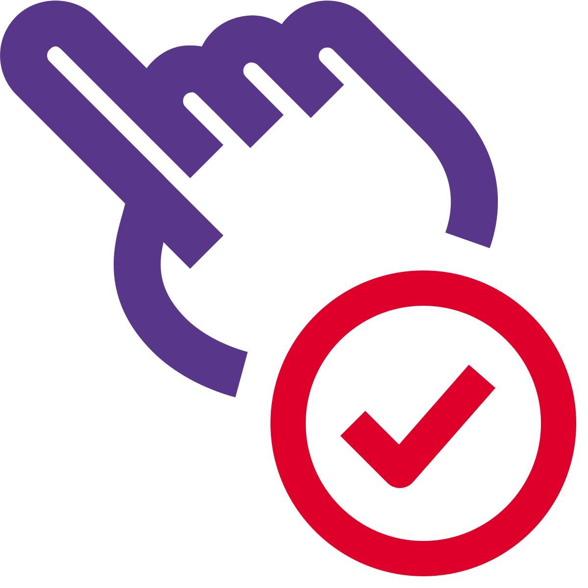 zum bestätigen tippen icon