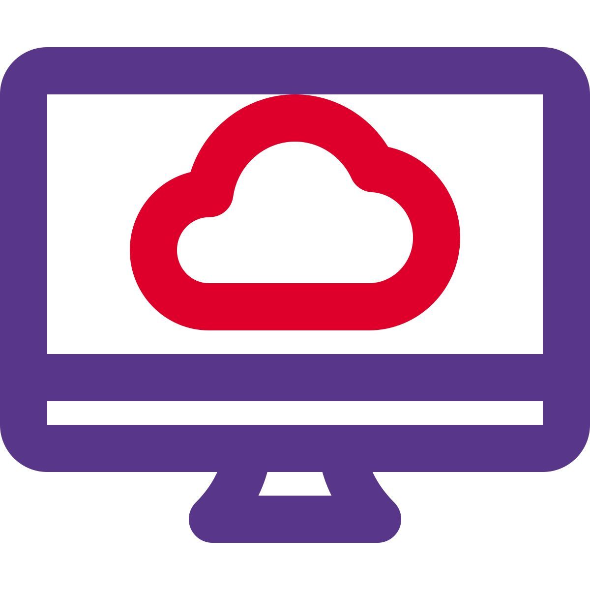 desktop cloud icon