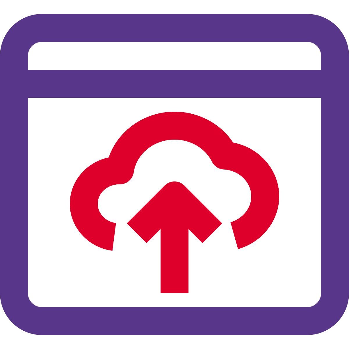 cloud data upload icon