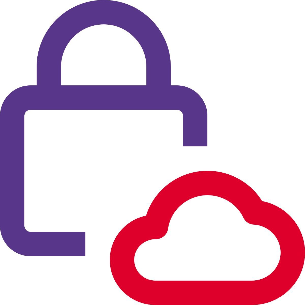 cloud security icon