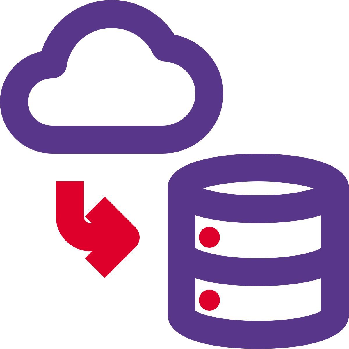 Cloud Database icon