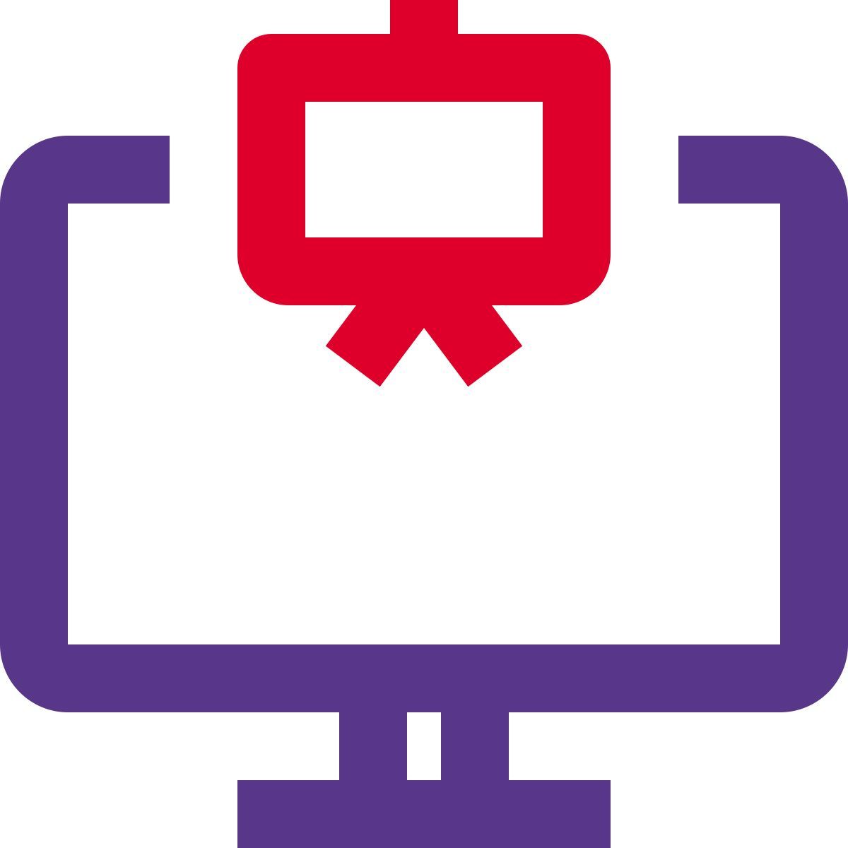 apresentação de desktop icon