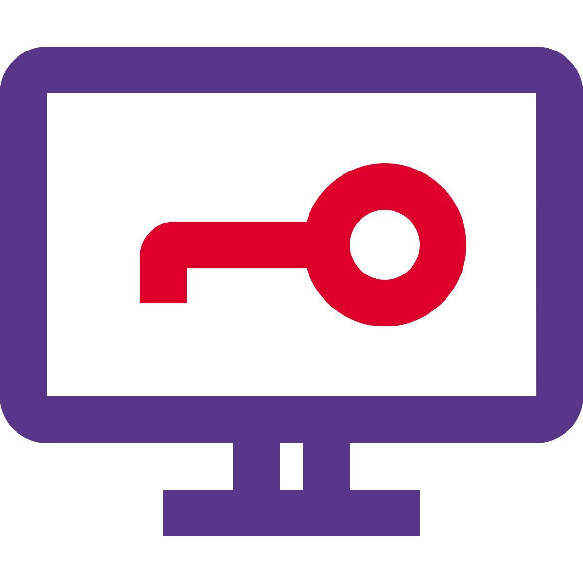 geschützter computer icon