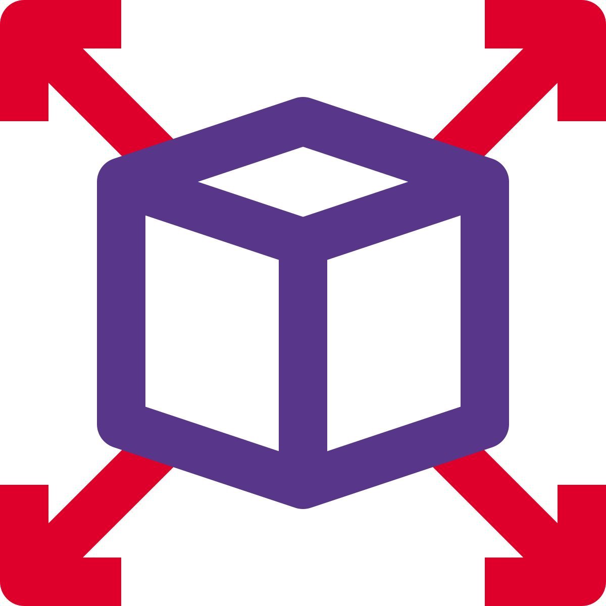 3d model corners icon