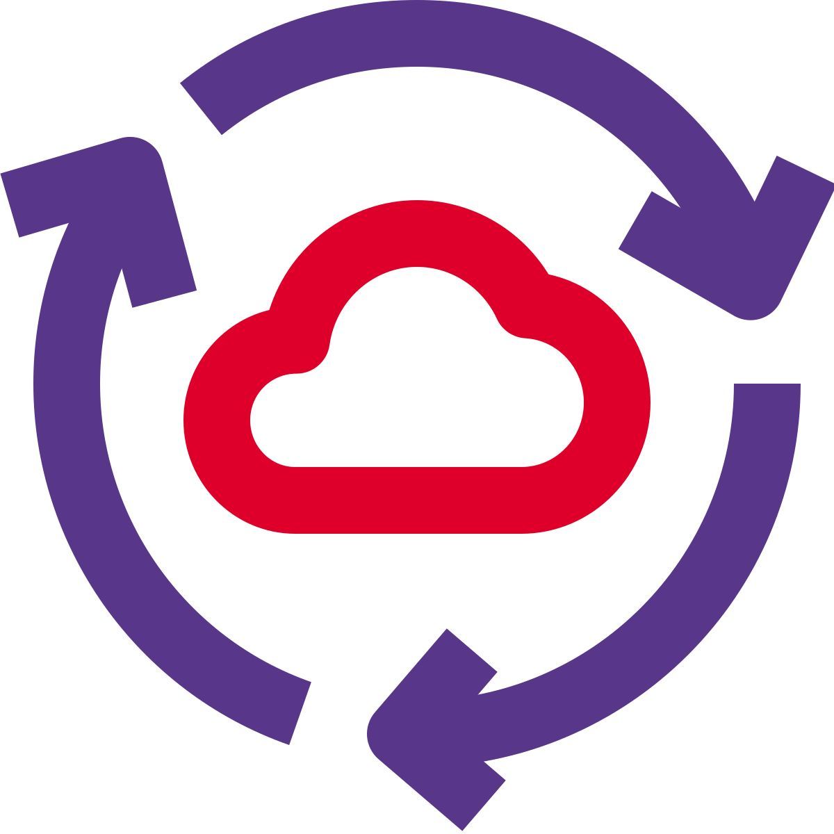 cloud synchronization icon