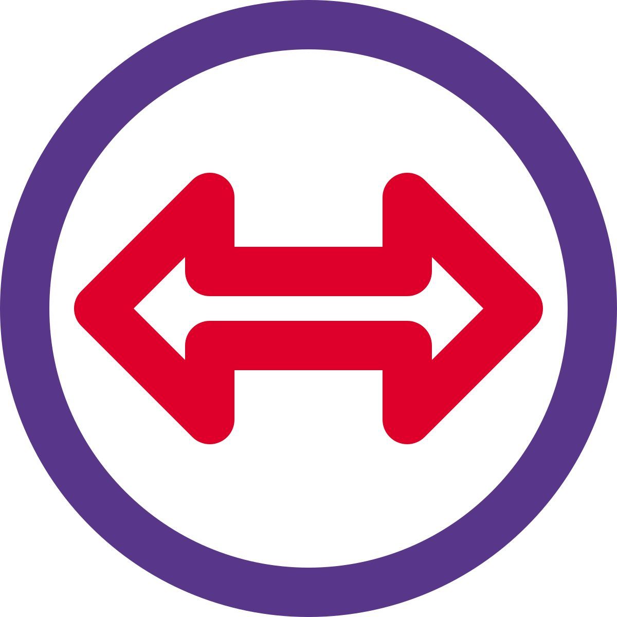 flecha de duas pontas icon