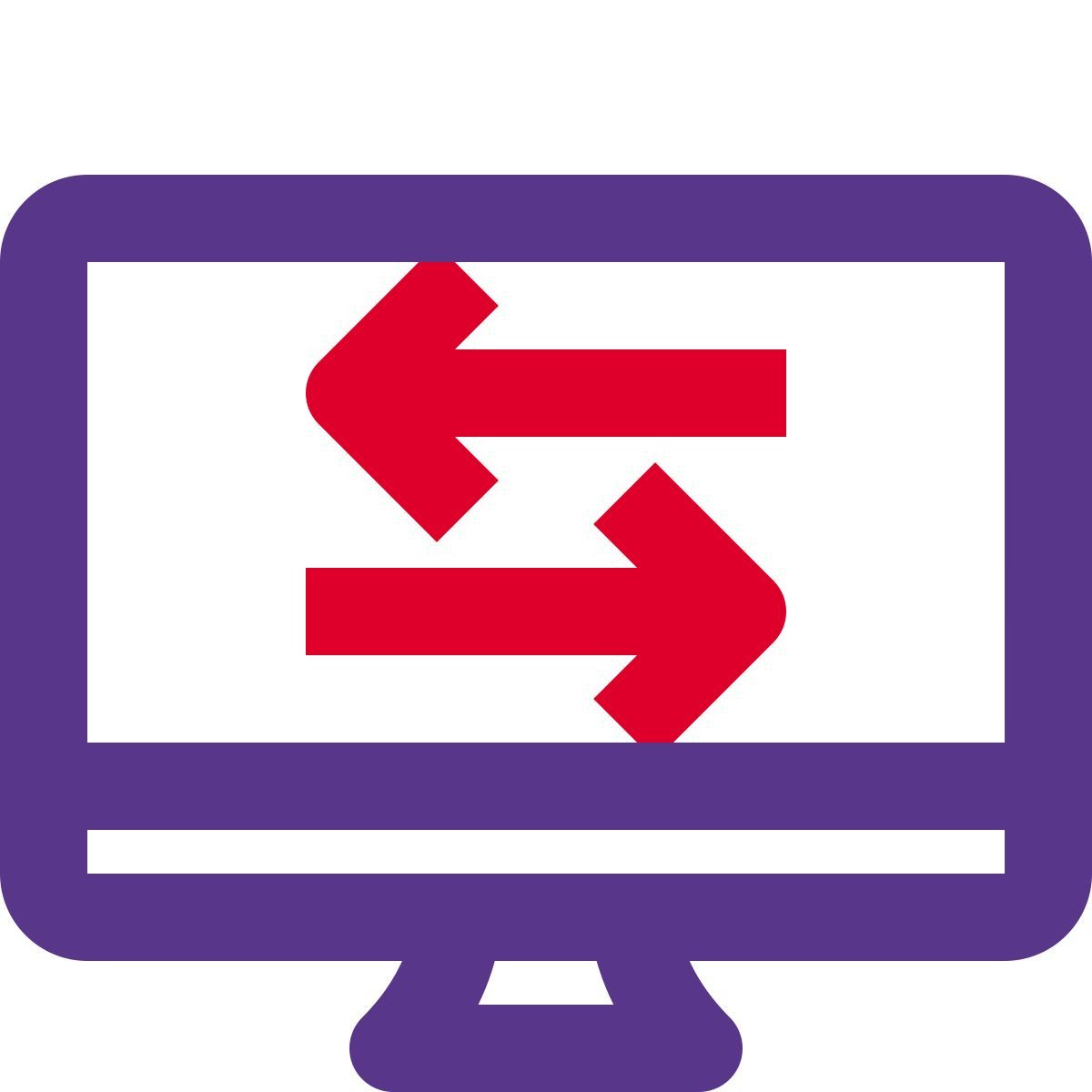desktop data transfer icon