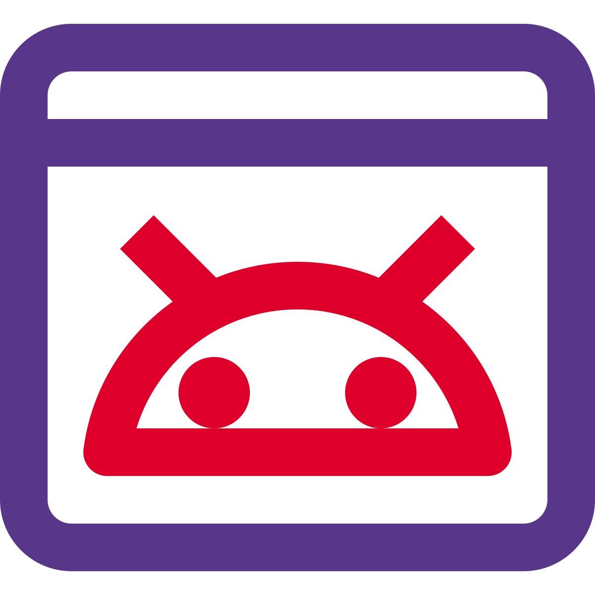 standard webbrowser des android betriebssystems icon