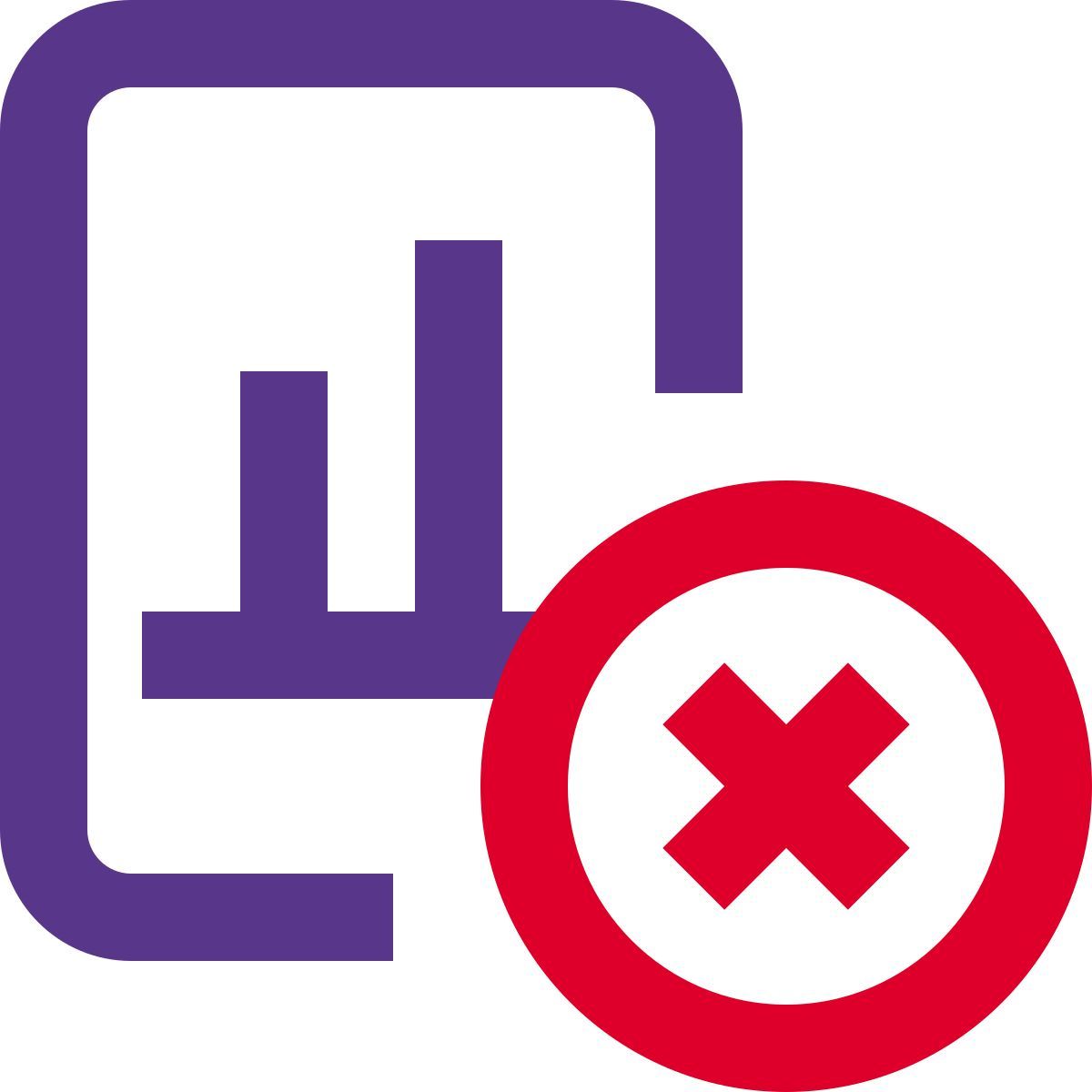 bericht löschen icon