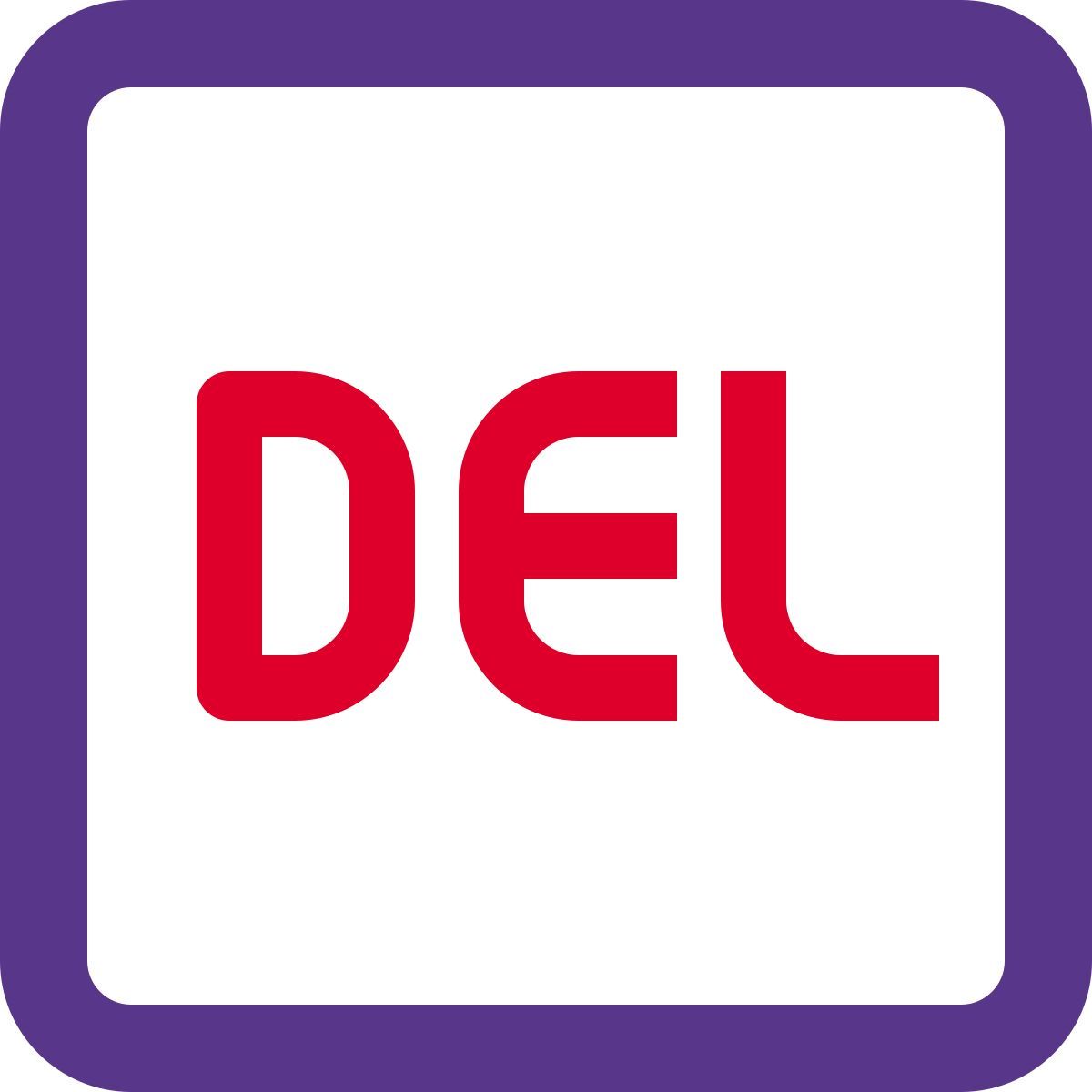 delete key icon