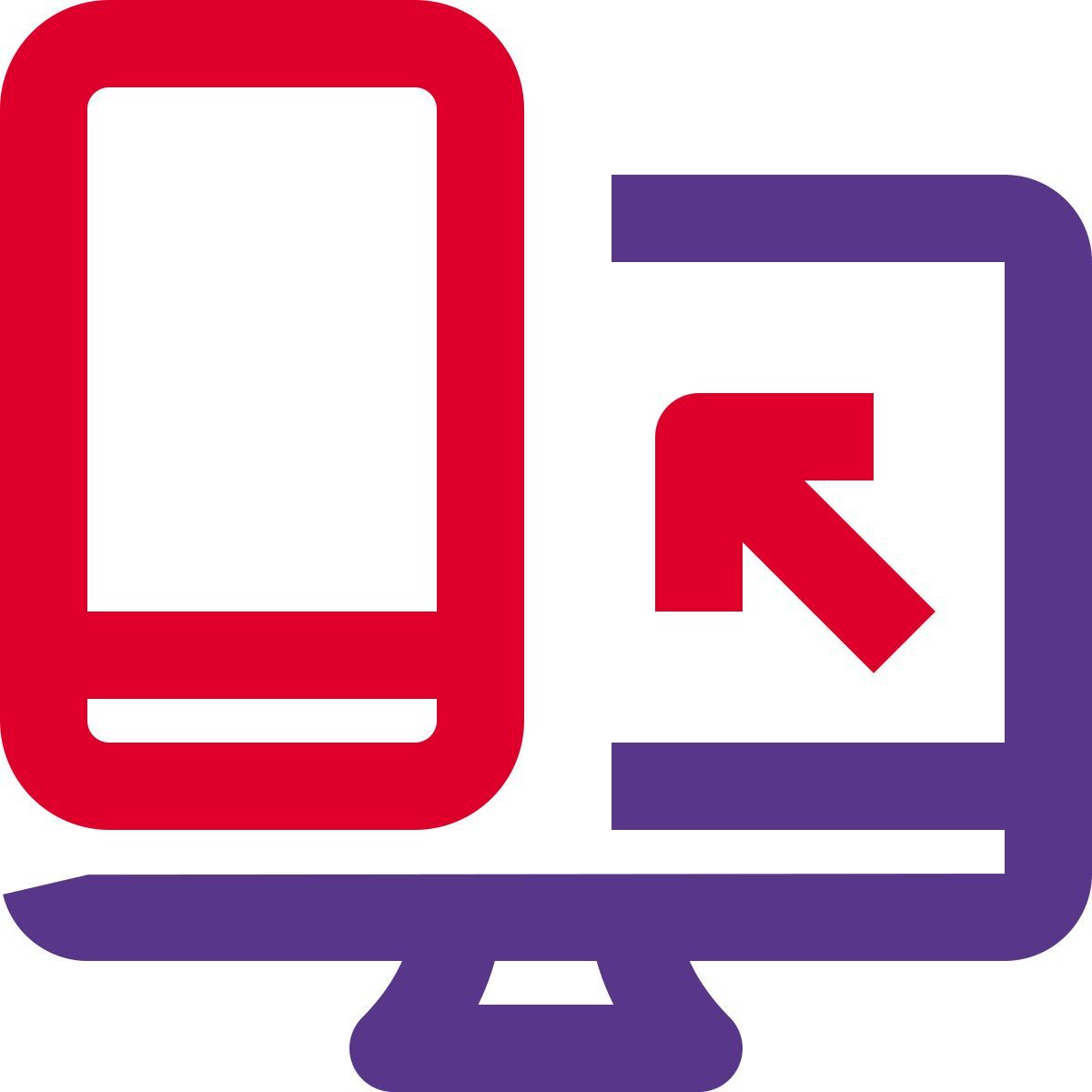 컴퓨터에서 전화로 icon