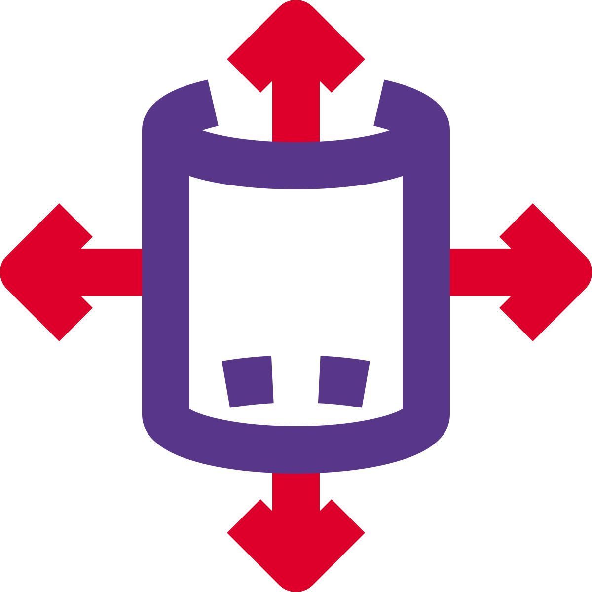 3d cylinder framework icon