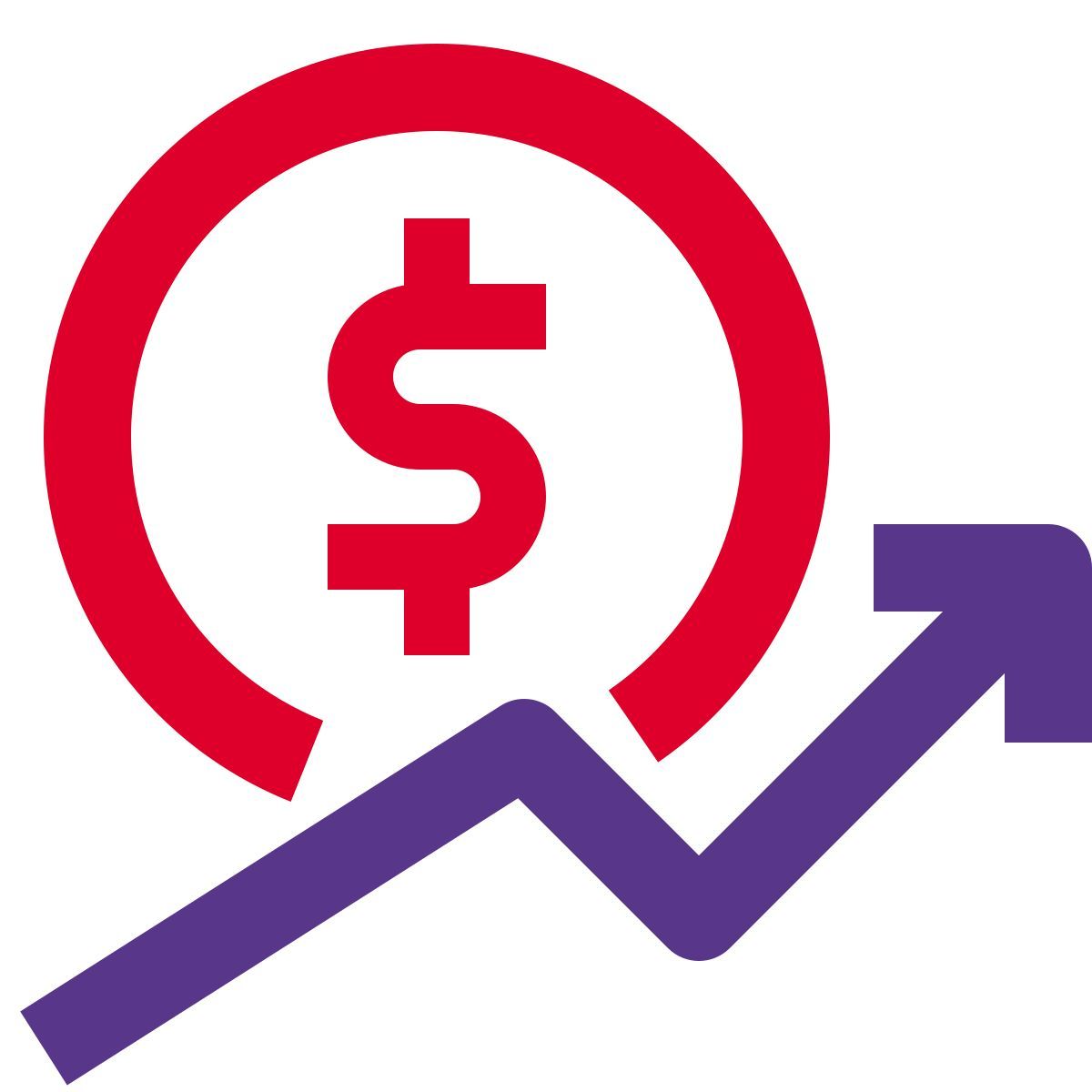 financial growth icon
