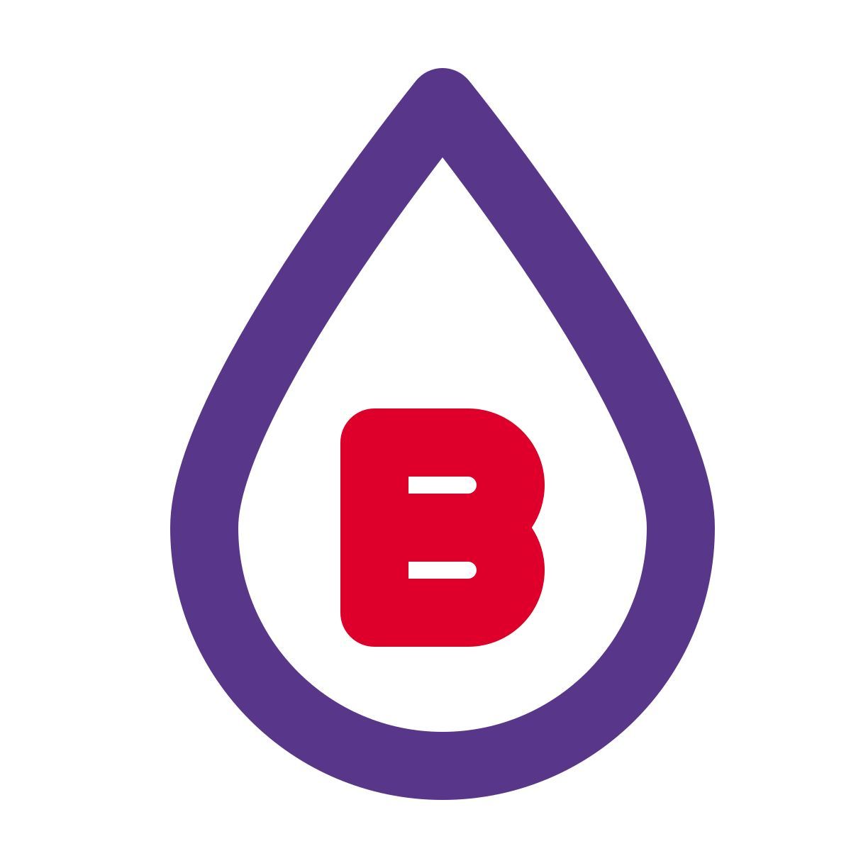 b blood type icon