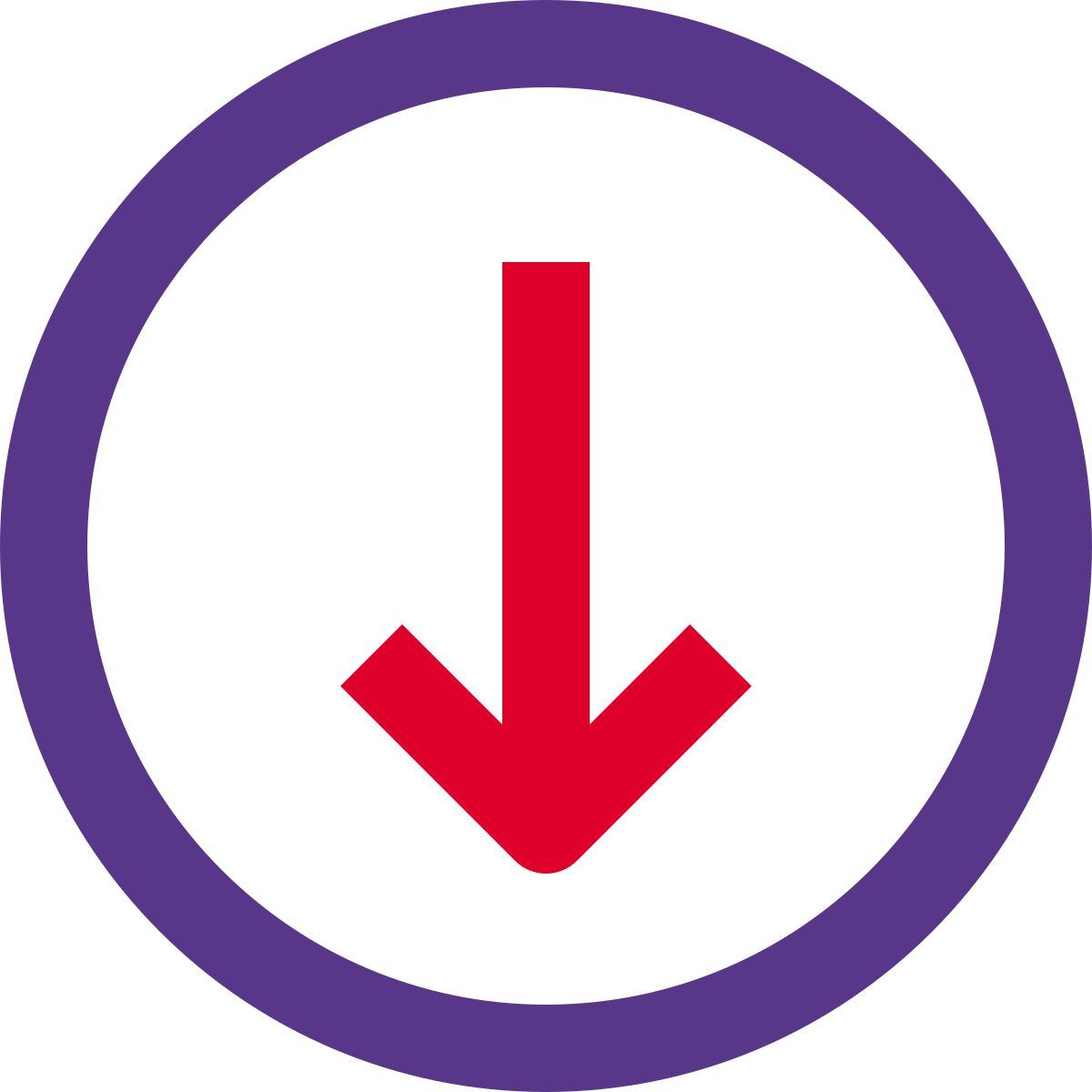 下矢印 icon