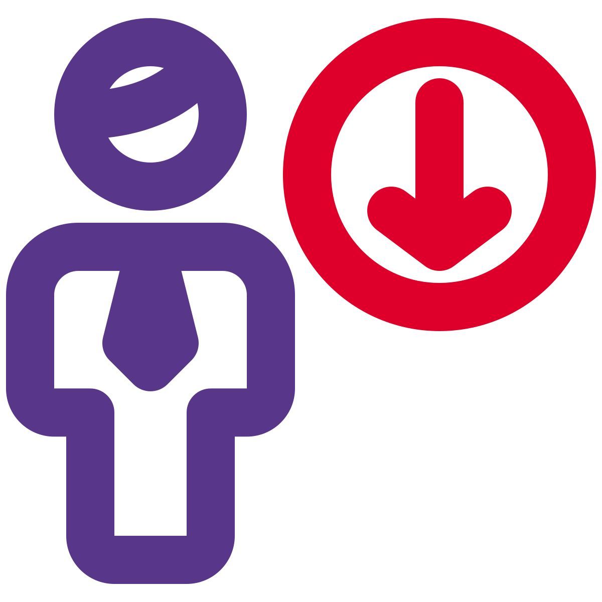 downloading the list of businessman database from online server icon