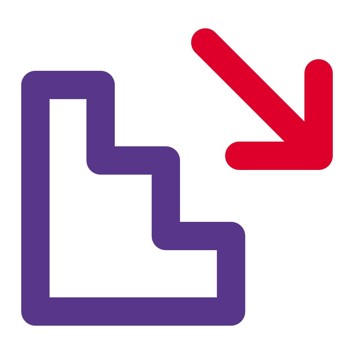 downstairs icon