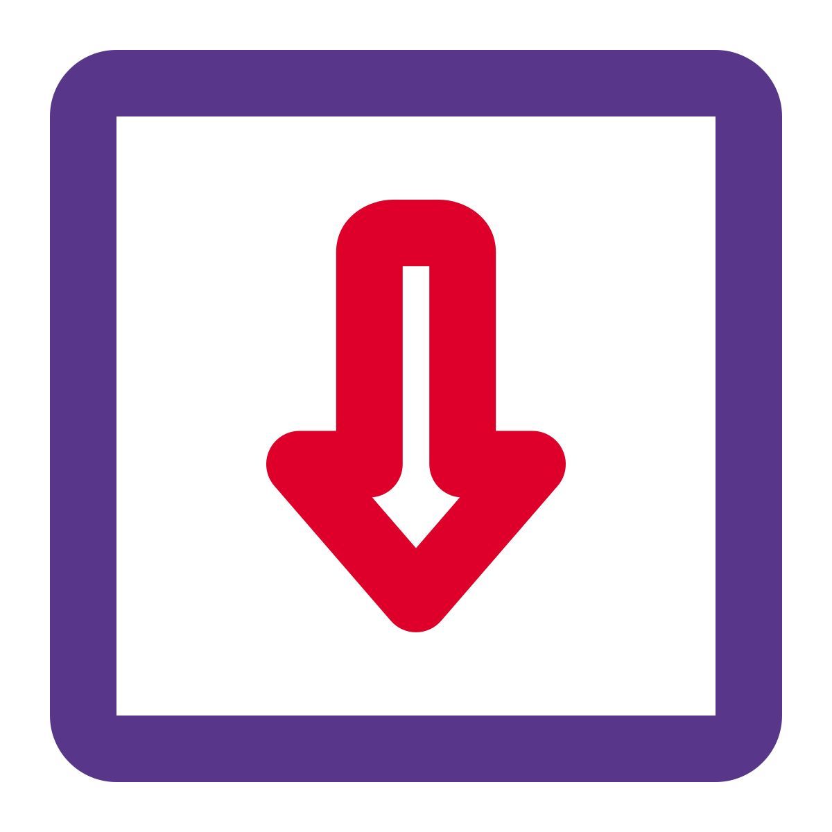 下矢印 icon