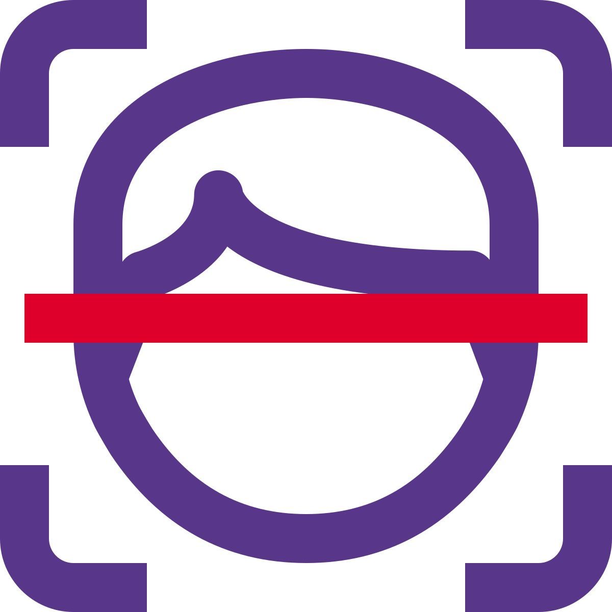 scansione del volto icon