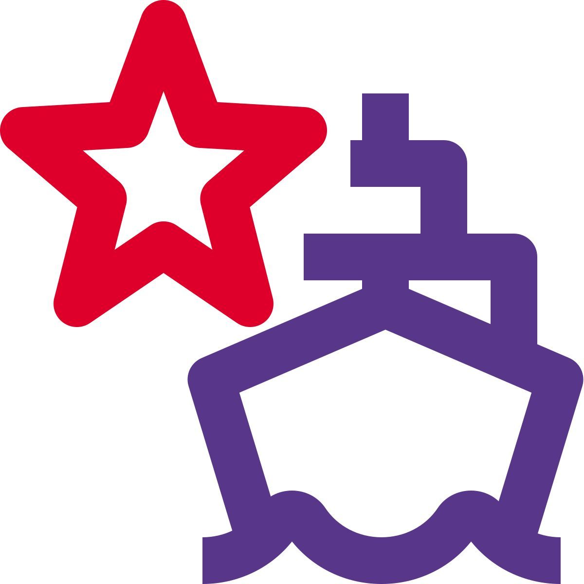 starred ship icon