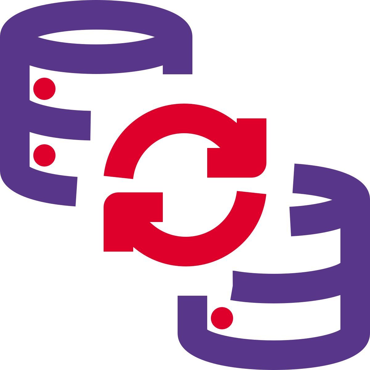 database synchronization icon