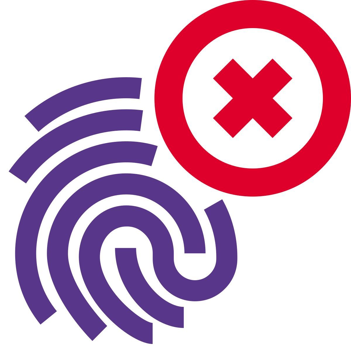 fingerprint error icon