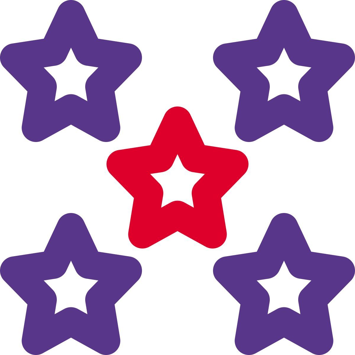 cinque stelle icon