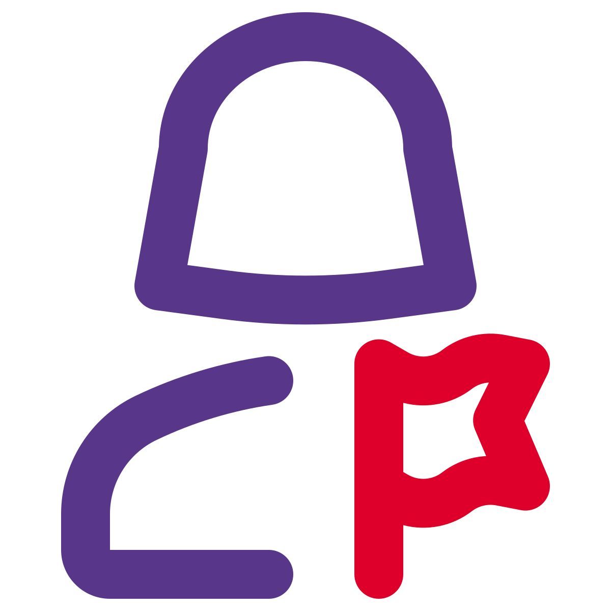 drapeau de l'utilisateur icon