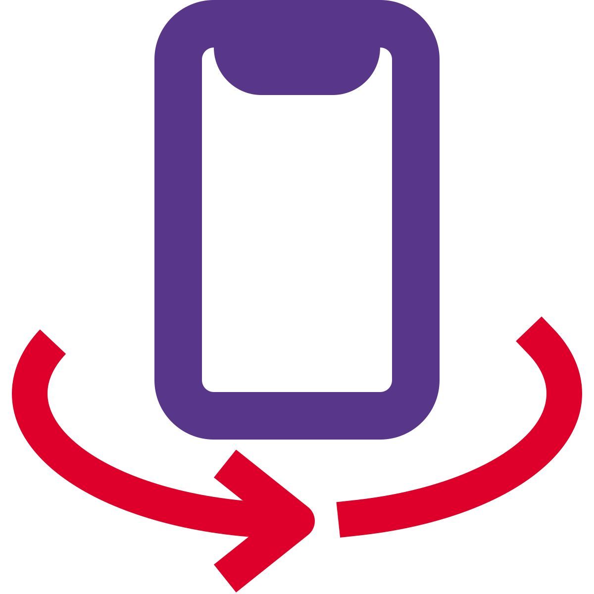 rotate smartphone icon