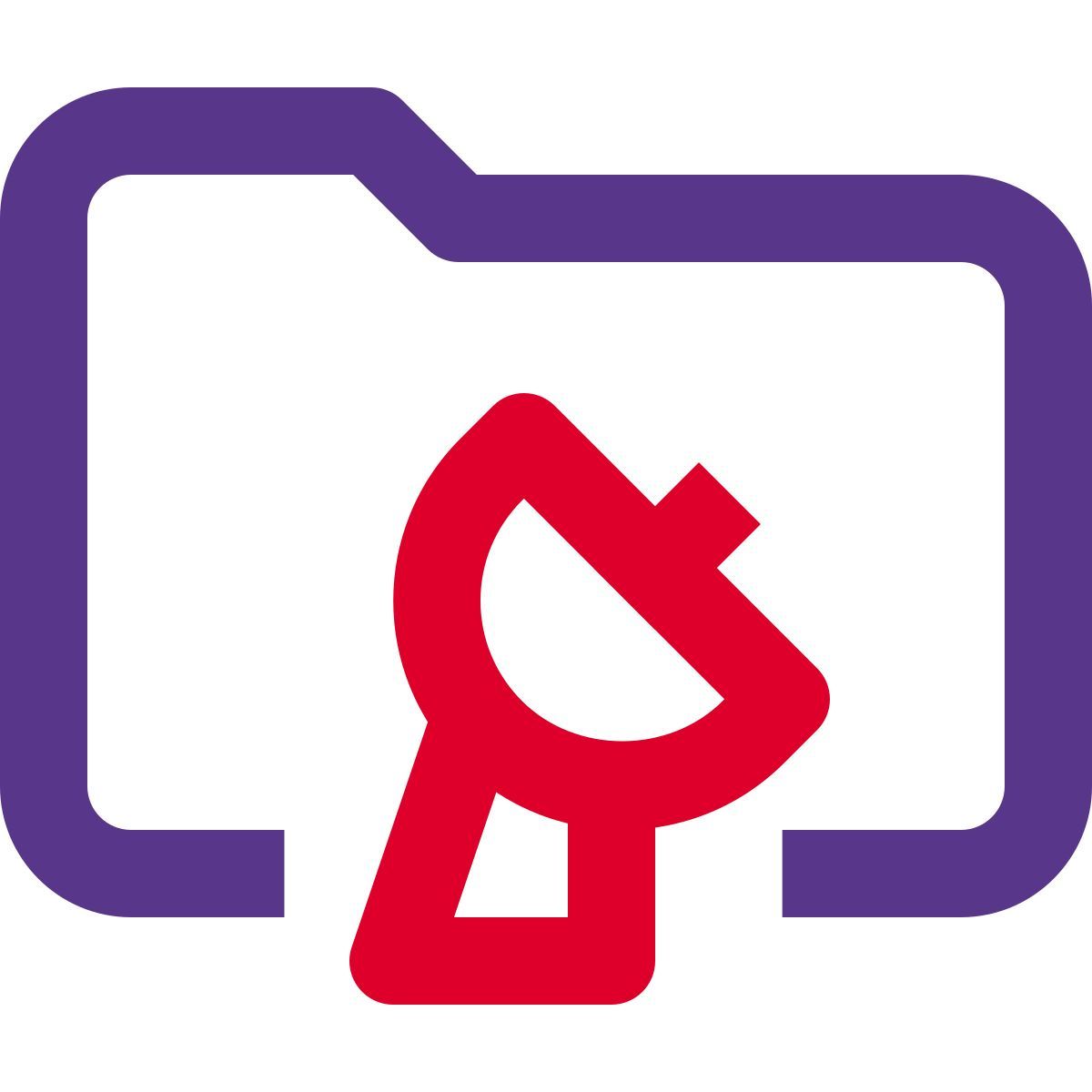 carpeta de antena parabólica icon