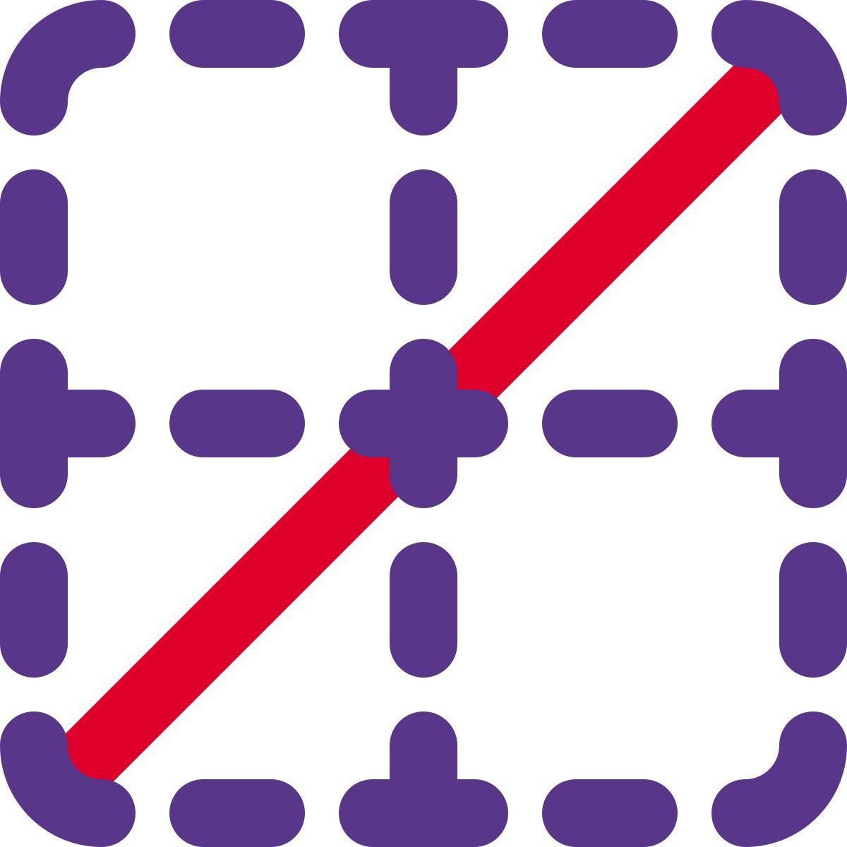 foglio di lavoro diagonale esterno evidenzia cella sezione pulsante tabella duo tal revivo icon