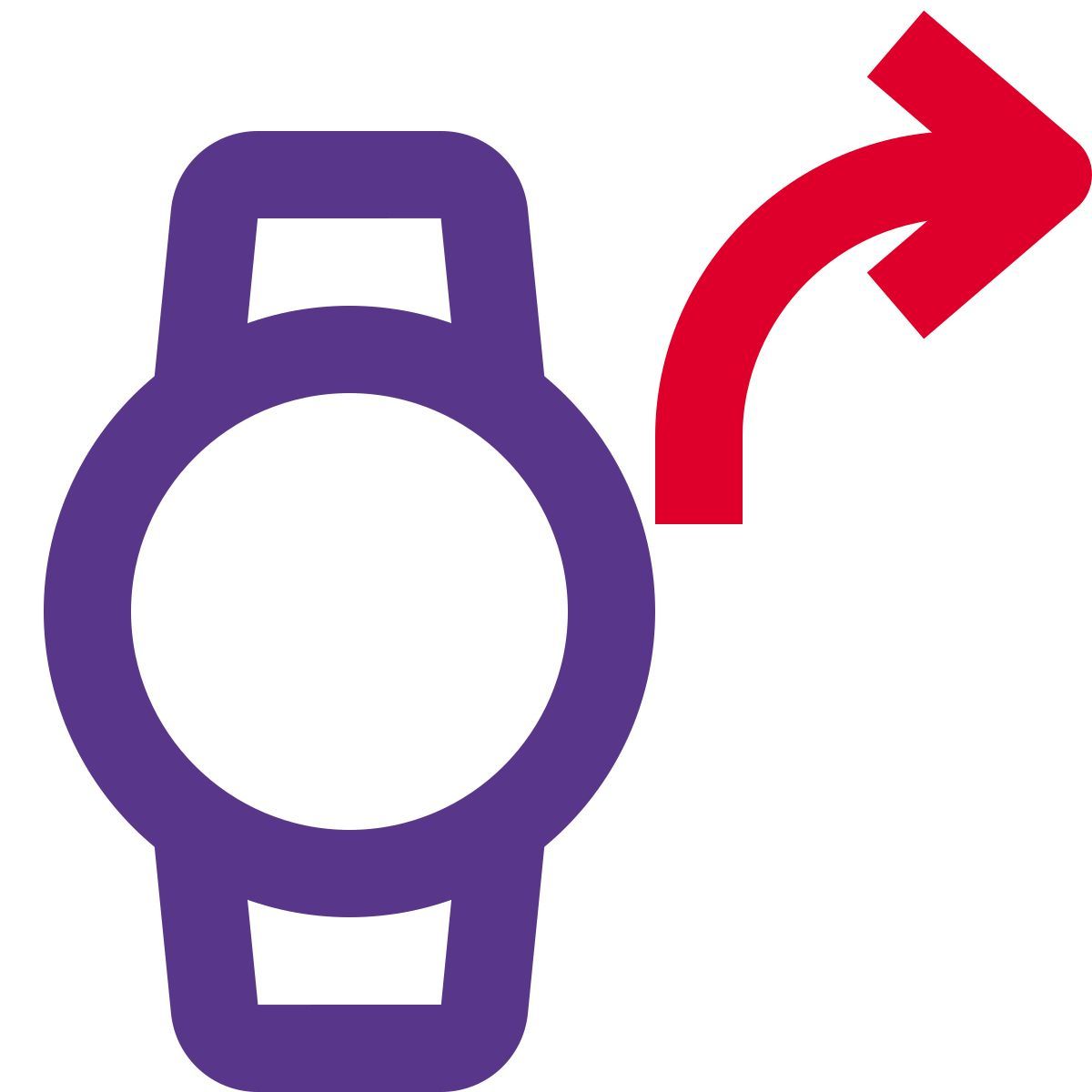 transférer depuis smartwatch icon