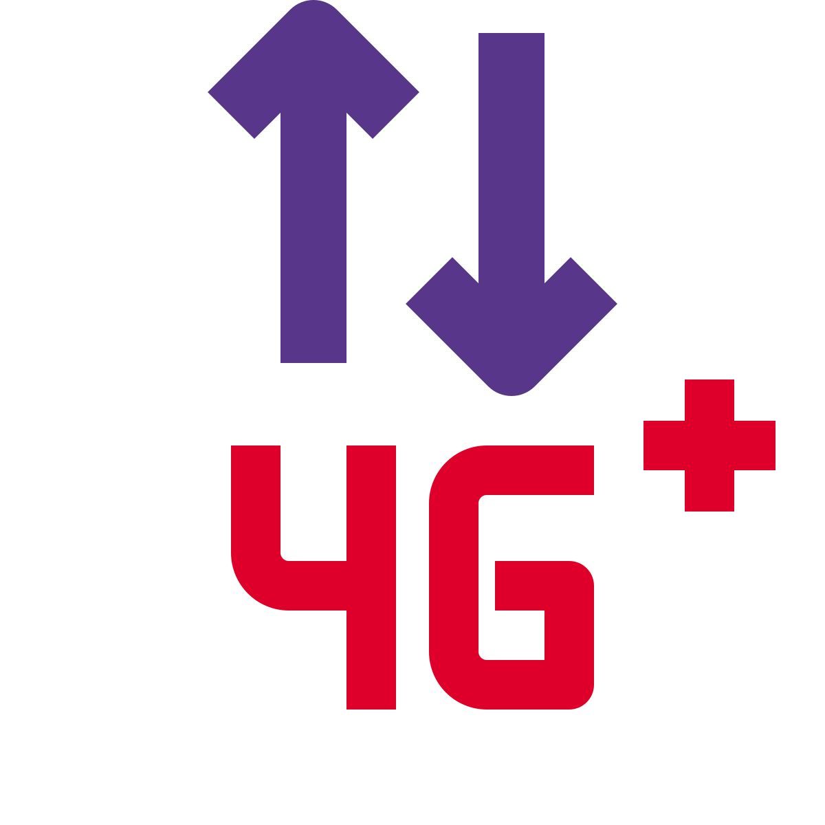4g plus icon