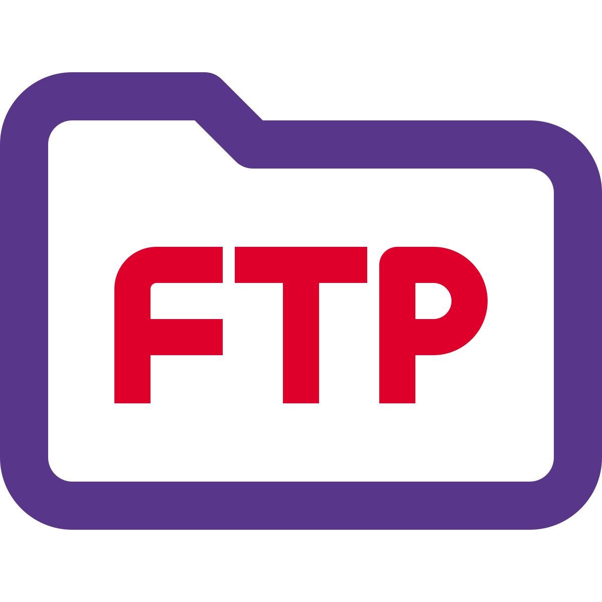 externer ftp dateiübertragungsordner isoliert auf einem weißen hintergrund daten duo tal revivo icon