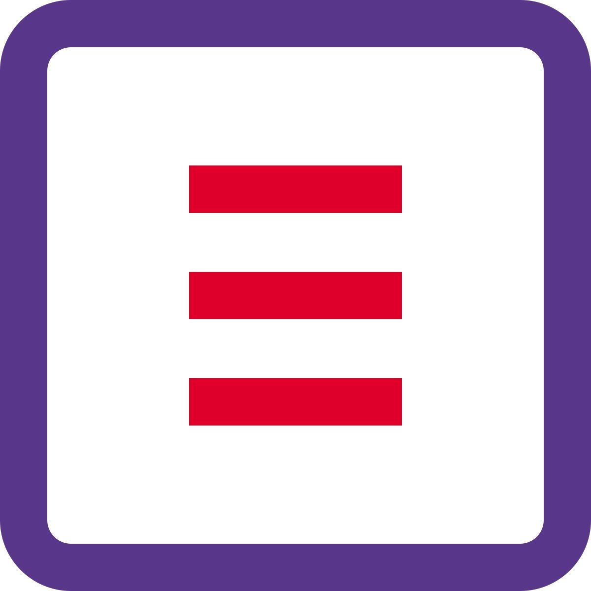 汉堡菜单 icon