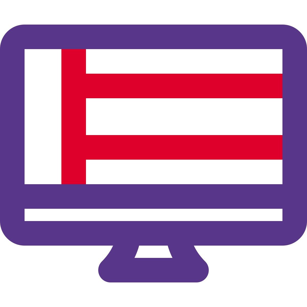 layout da área de trabalho icon