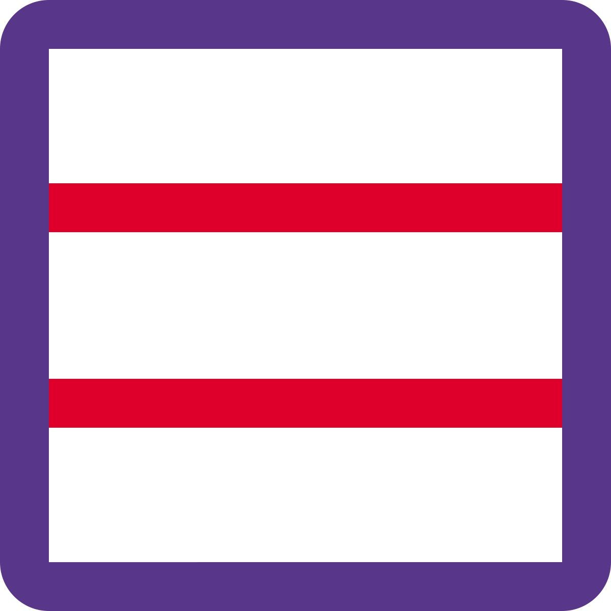 table with three rows icon