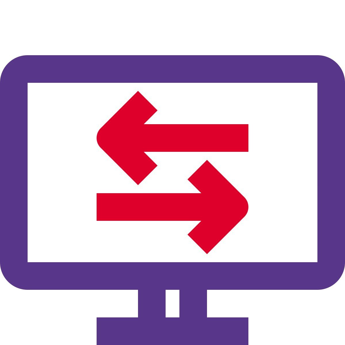 computer data transfer icon