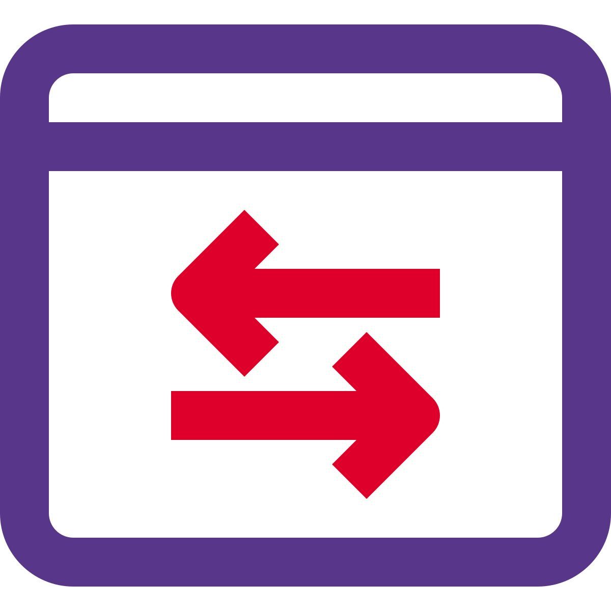 transferencia de datos del navegador icon