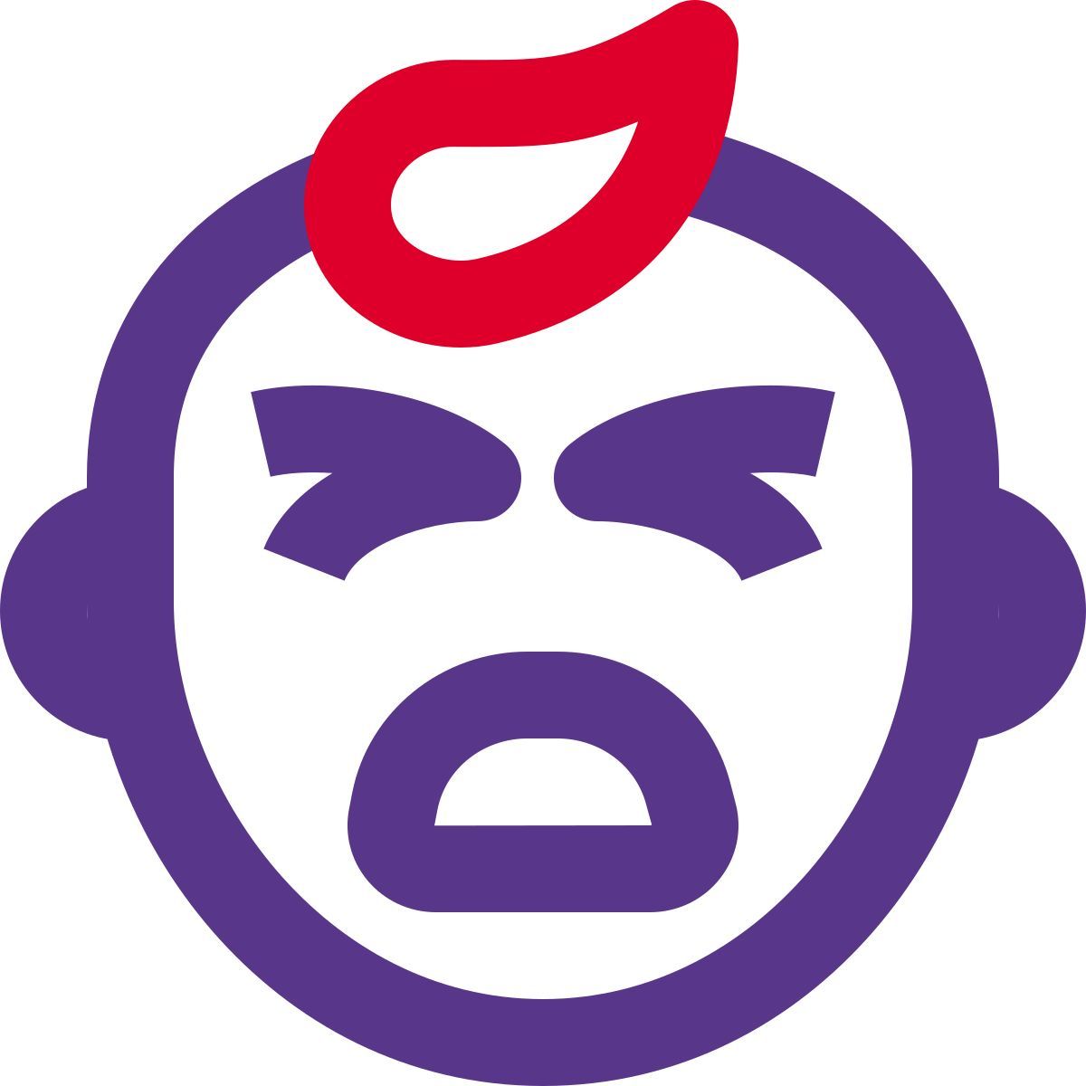 泣いている赤ちゃん icon