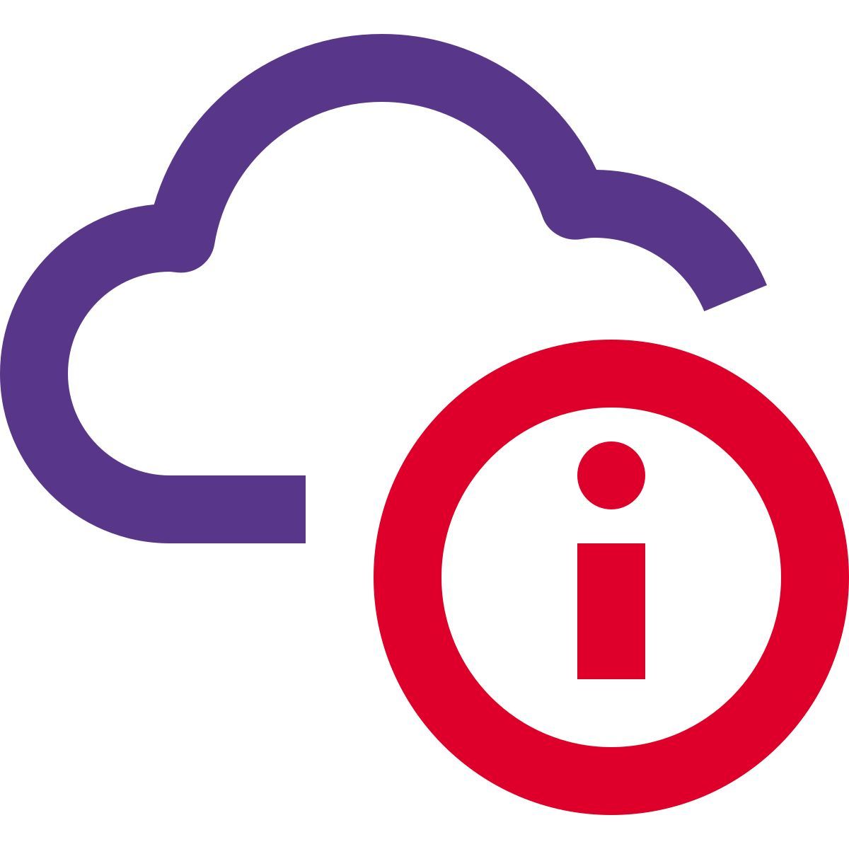 클라우드 정보 icon