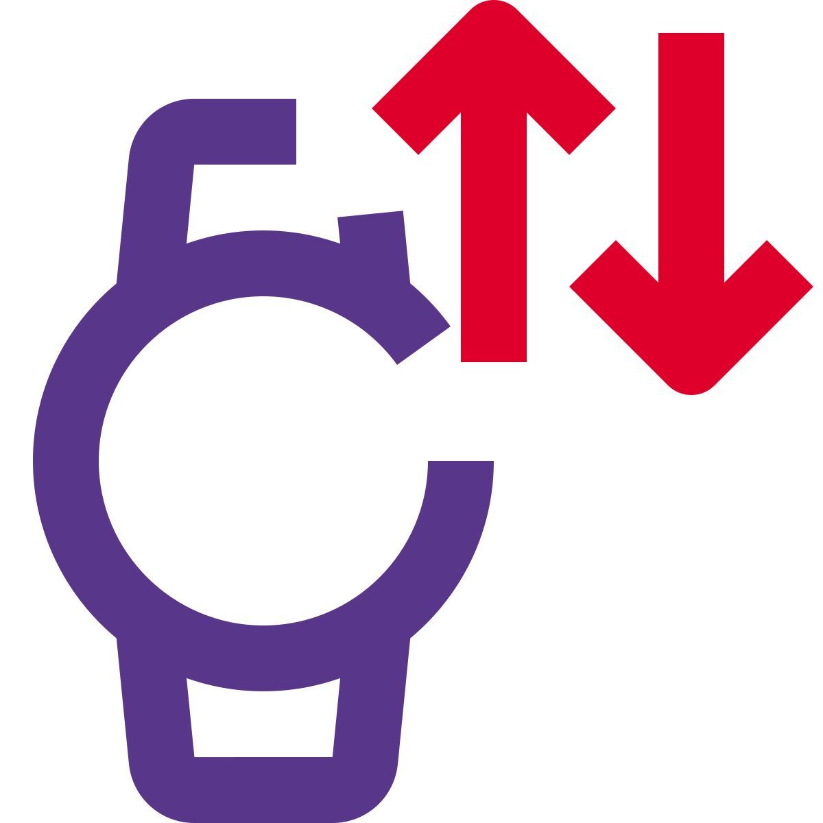 scambio dati smartwatch icon