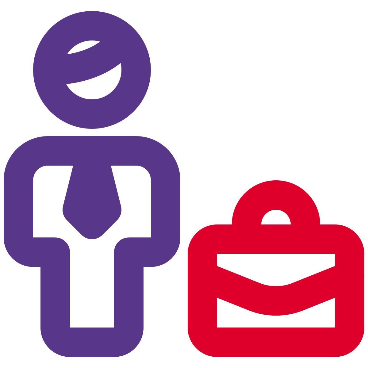 Job website for joining the workforce layout icon